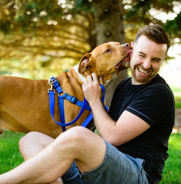 dog-kissing-man dog-kissing-man